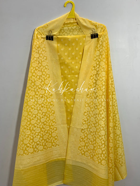 Cotton Suit - Pure Banarasi Mul Cotton
